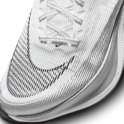 Nike Women's ZoomX Vaporfly Next% 2 Running Shoe - White/Black-Metallic Silver - Regular (B) -Women Shoes Shop CU4123 100 PHSYD001 1