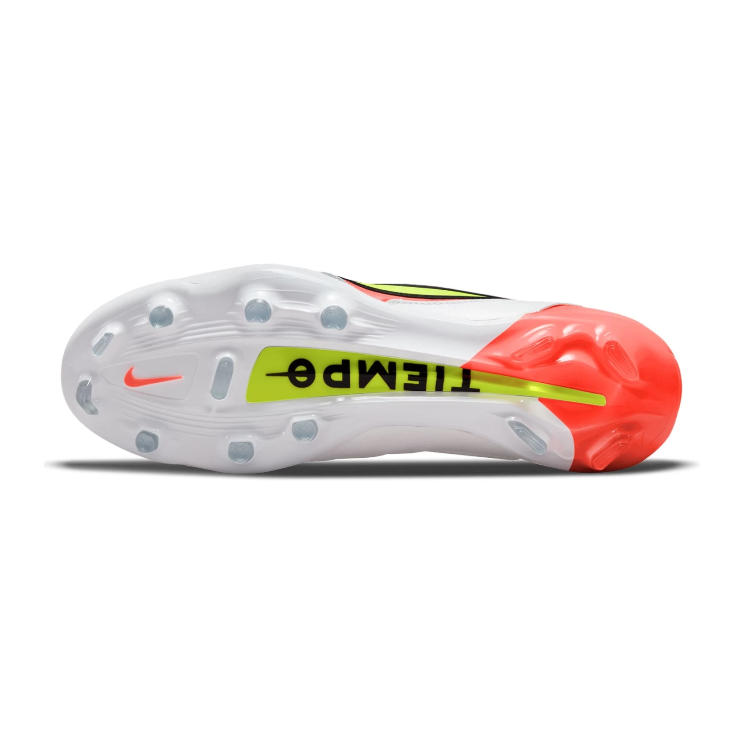 Nike Unisex Tiempo Legend 9 Elite FG Soccer Shoe - White/Volt/Bright Crimson - Regular (D) 5 Nike Unisex Tiempo Legend 9 Elite FG Soccer Shoe - White/Volt/Bright Crimson - Regular (D) - Image 3
