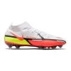 Nike Unisex Phantom GT2 Elite Dynamic Fit FG Soccer Shoes - White/Bright Crimson/Volt - Regular (D) -Women Shoes Shop CZ9889 167 PHSRH000 2000