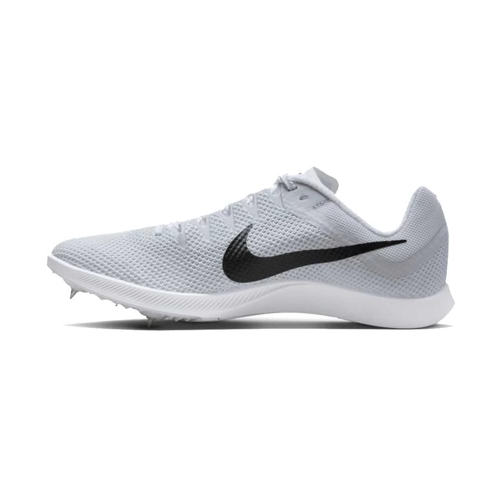 Unisex Nike Zoom Rival Track And Field Distance Spikes - White/Black/Metallic Silver - Regular (D) 4 Unisex Nike Zoom Rival Track And Field Distance Spikes - White/Black/Metallic Silver - Regular (D) - Image 2