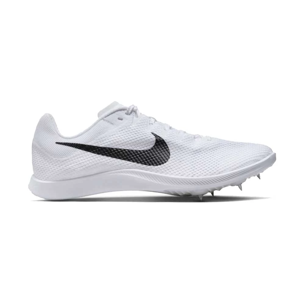 Unisex Nike Zoom Rival Track And Field Distance Spikes - White/Black/Metallic Silver - Regular (D) 3 Unisex Nike Zoom Rival Track And Field Distance Spikes - White/Black/Metallic Silver - Regular (D)