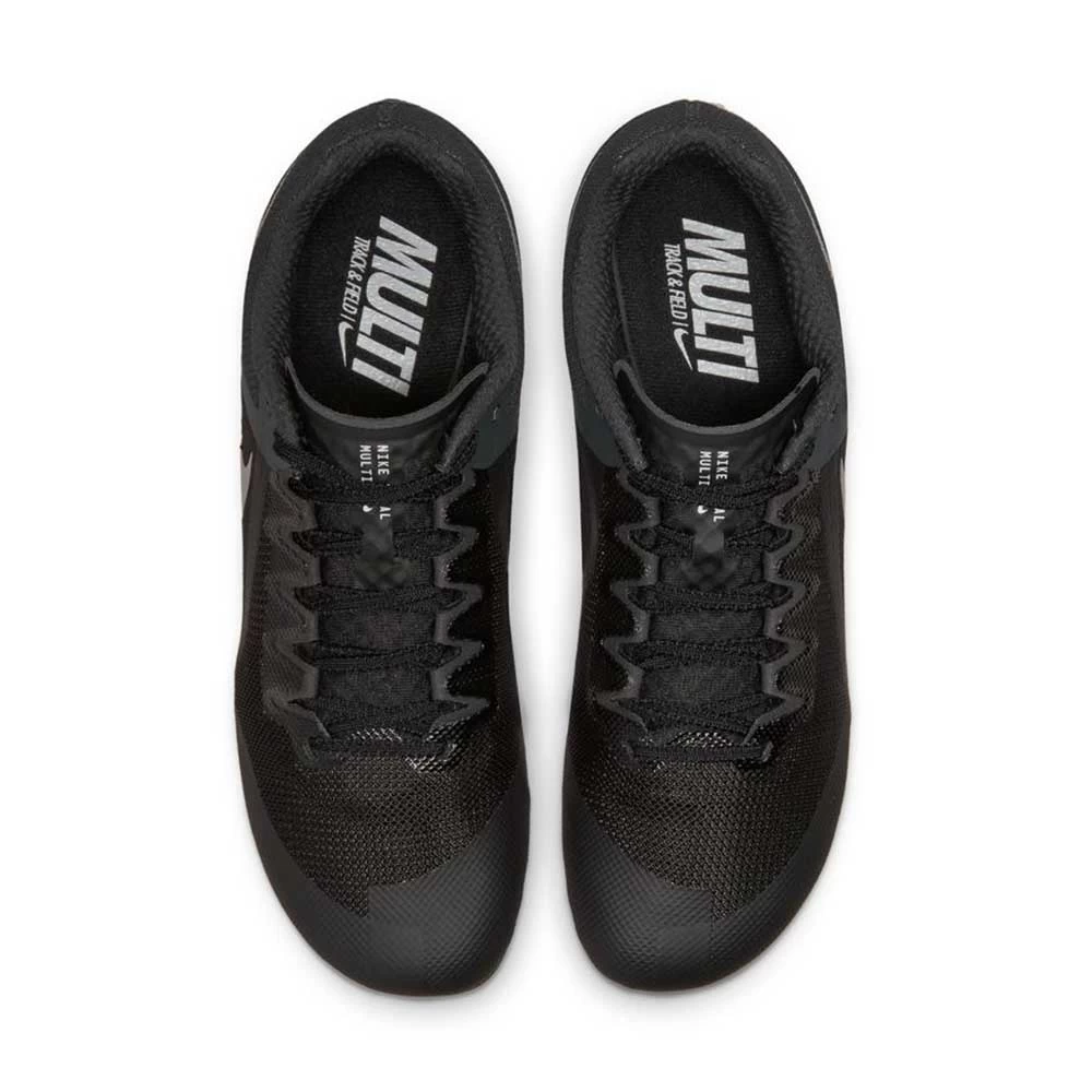 Unisex Nike Zoom Rival Multi Track Spike - Black/Metallic Silver/Lt Smoke Grey - Regular (D) 9 Unisex Nike Zoom Rival Multi Track Spike - Black/Metallic Silver/Lt Smoke Grey - Regular (D) - Image 7