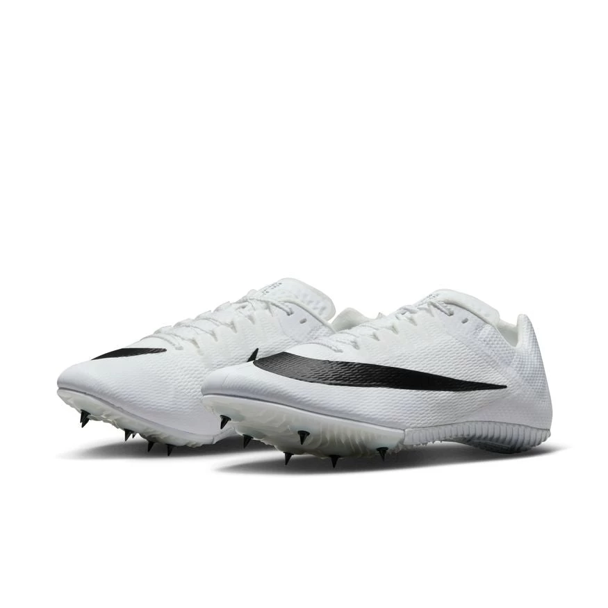 Unisex Nike Zoom Rival Sprint Spike- White/Black/Metallic Silver- Regular (D) 5 Unisex Nike Zoom Rival Sprint Spike- White/Black/Metallic Silver- Regular (D) - Image 3