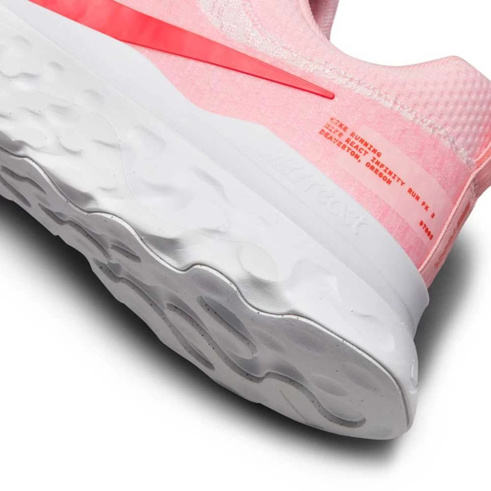 Nike Women's React Infinity React 3 Running Shoe-Medium Soft Pink/White/Summit White/Light Crimson- Regular (B) 12 Nike Women's React Infinity React 3 Running Shoe-Medium Soft Pink/White/Summit White/Light Crimson- Regular (B) - Image 10