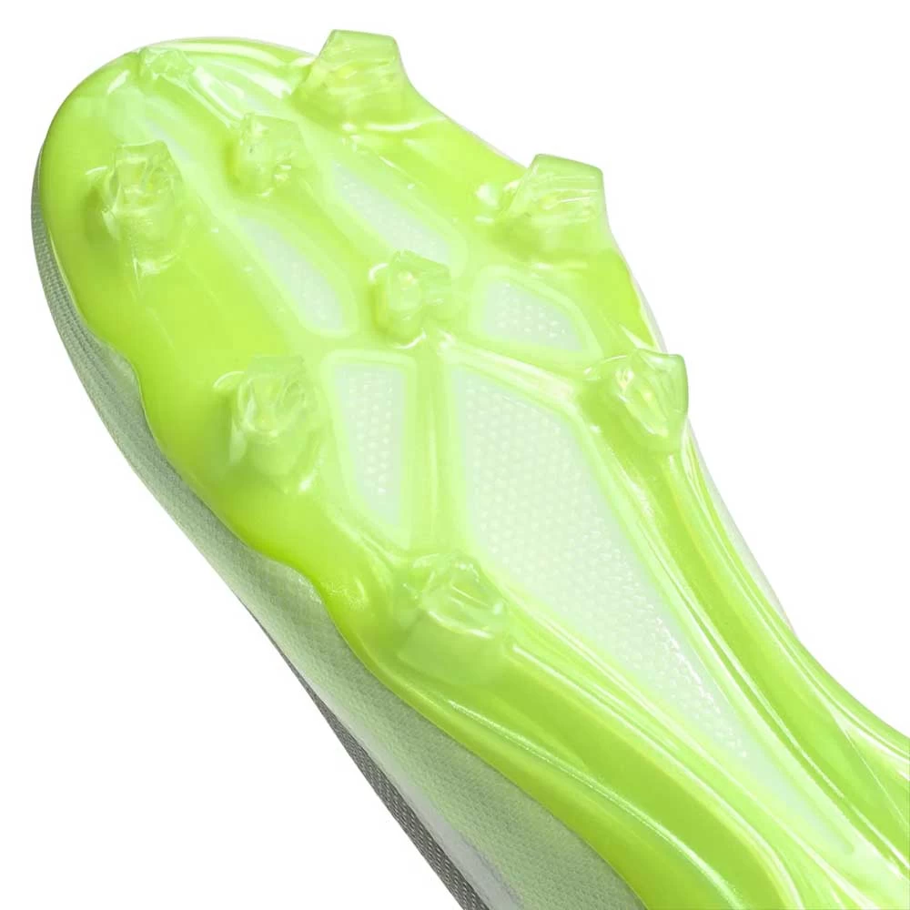 Unisex Adidas X CRAZYFAST.1 FG Soccer Shoe - Cloud White/ Core Black/ Lucid Lemon - Regular (D) 9 Unisex Adidas X CRAZYFAST.1 FG Soccer Shoe - Cloud White/ Core Black/ Lucid Lemon - Regular (D) - Image 7