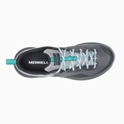 Merrell Women's MQM 3 Trail Running Shoe - Charcoal/Teal- Regular (B) -Women Shoes Shop MRLW J135534 032221 S22 TOP