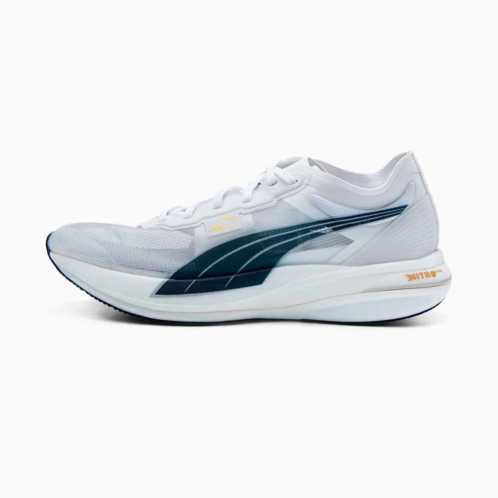 Women's Deviate Nitro Elite Racer X TRACKSMITH - Puma White-Peacoat-Puma Team Gold- Regular (B) 3 Women's Deviate Nitro Elite Racer X TRACKSMITH - Puma White-Peacoat-Puma Team Gold- Regular (B)