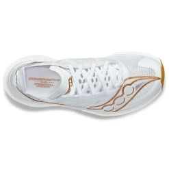 Saucony Women's Endorphin Elite Running Shoe- White/Gold- Regular (B) -Women Shoes Shop S10768 13 3