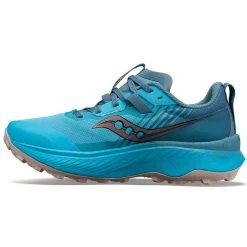 Saucony Women's Endorphin Edge Trail Shoe- Ocean/Loam- Regular (B) -Women Shoes Shop S10773 31 2