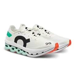 On Running Women's Cloudboom Echo Running Shoe - White/Mint - Regular (B) -Women Shoes Shop Small PNG 57.98256 cloudboom echo ss23 white mint w g6