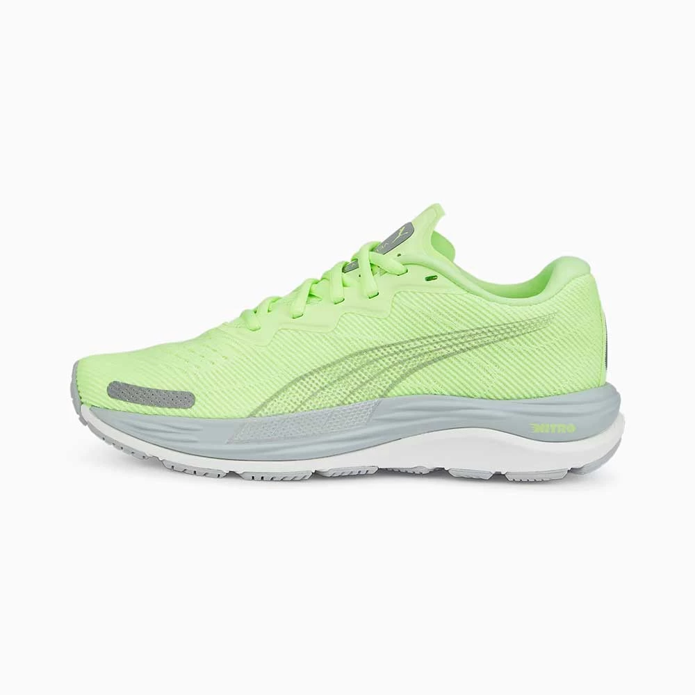 Women's Velocity Nitro 2 Running Shoe- Puma White/Speed Green- Regular (B) 5 Women's Velocity Nitro 2 Running Shoe- Puma White/Speed Green- Regular (B) - Image 3