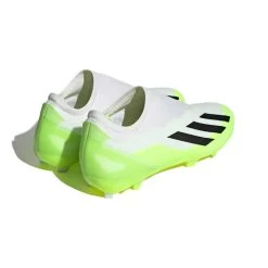 ADIDAS Unisex X Crazyfast .3 Laceless FG Soccer Cleat - Cloud White / Core Black / Lucid Lemon- Regular (D) -Women Shoes Shop X CRAZYFAST.3 LL FG White HQ4515 05 standard