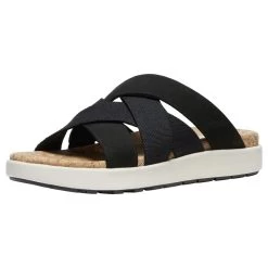 Keen Women's Elle Mixed Slide - Black/Birch - Regular (B) -Women Shoes Shop elle mix