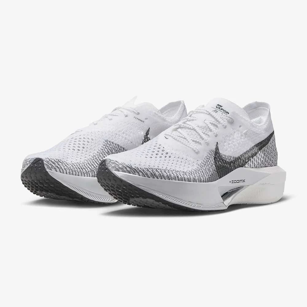 Women's Nike ZoomX Vaporfly Next% 3 Running Shoe- White/Dark Smoke Grey/Particle Grey- Regular (B) 3 Women's Nike ZoomX Vaporfly Next% 3 Running Shoe- White/Dark Smoke Grey/Particle Grey- Regular (B) - Image 2