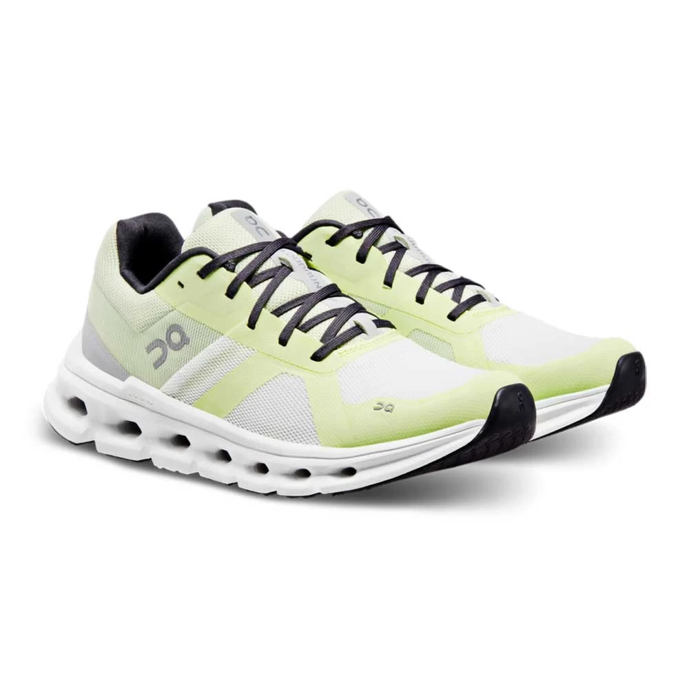 On Running Women's Cloudrunner Running Shoe- White/Seedling- Regular (B) 5 On Running Women's Cloudrunner Running Shoe- White/Seedling- Regular (B) - Image 3
