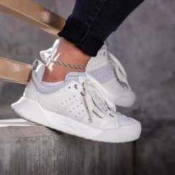 Women's X-SCAPE NBK Low Sneaker - Blanc/Light Grey - Regular (B) -Women Shoes Shop womens x scape nbk low blanc light grey ls 1 800x b9492fc0 fa2b 4ed0 bc1d af448e067ec4